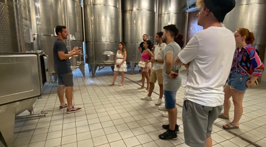 Foto durante la degustazione