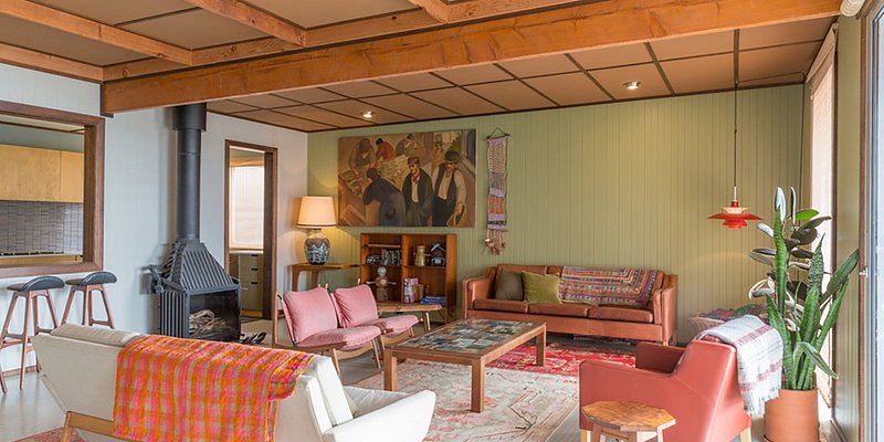 Living room at the Hamilton House