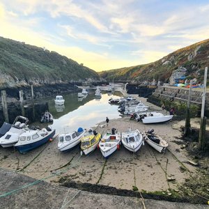 Nice to walk around the quay (5 min walk from site) and have sandwiches/cakes/toasties from the National Trust kiosk at the quay.  If you have children bring some crabbing lines.