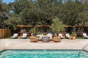 Calamigos Guest Ranch and Beach Club in Malibu, image may contain: Backyard, Villa, Pool, Plant