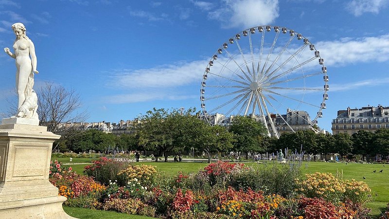 Tuileries Garden in Paris