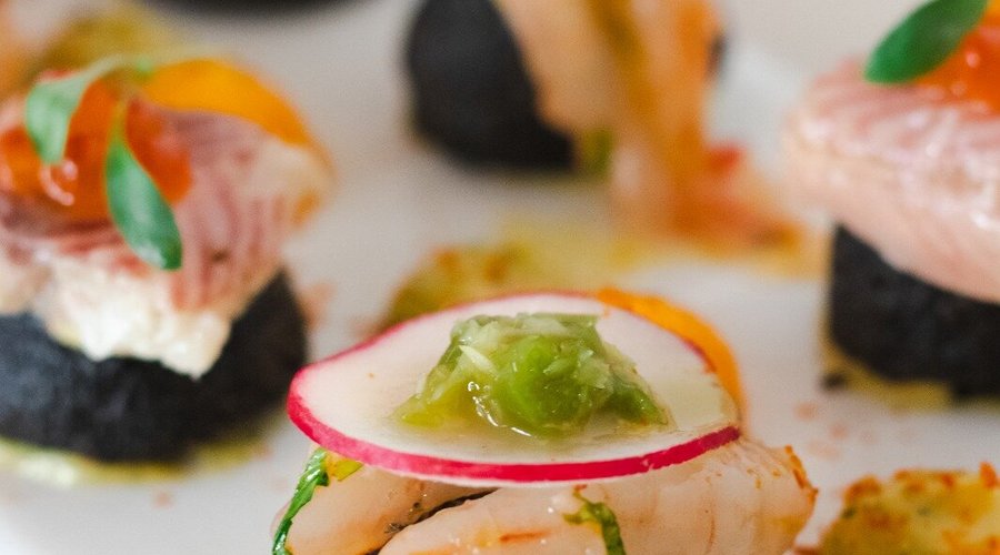 Causa de Bacalhau e Gamba do Algarve