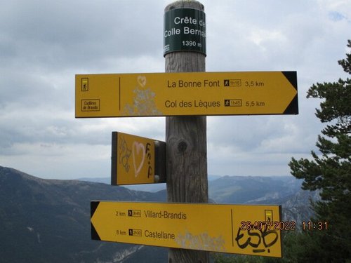 Col des Lèques from Castellane - Profile of the ascent