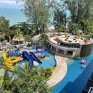 Hard Rock Hotel Penang in Penang Island, image may contain: Water, Water Park, Pool, Plant