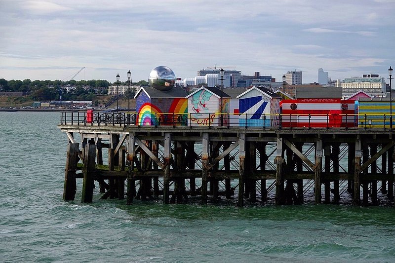 Southend-on-Sea pier in England