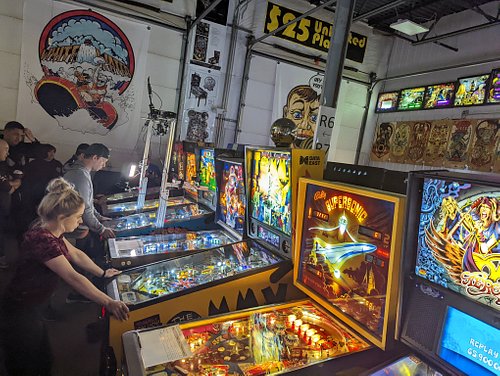 District 82 Pinball  Largest Free Play Pinball Arcade in Wisconsin