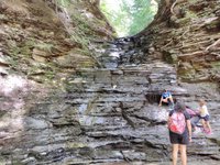 Eternal Flame Falls, New York, Upstate, NY, USA, Travel, Unique