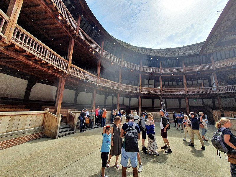 Inside Shakespeare's Globe Theatre in London