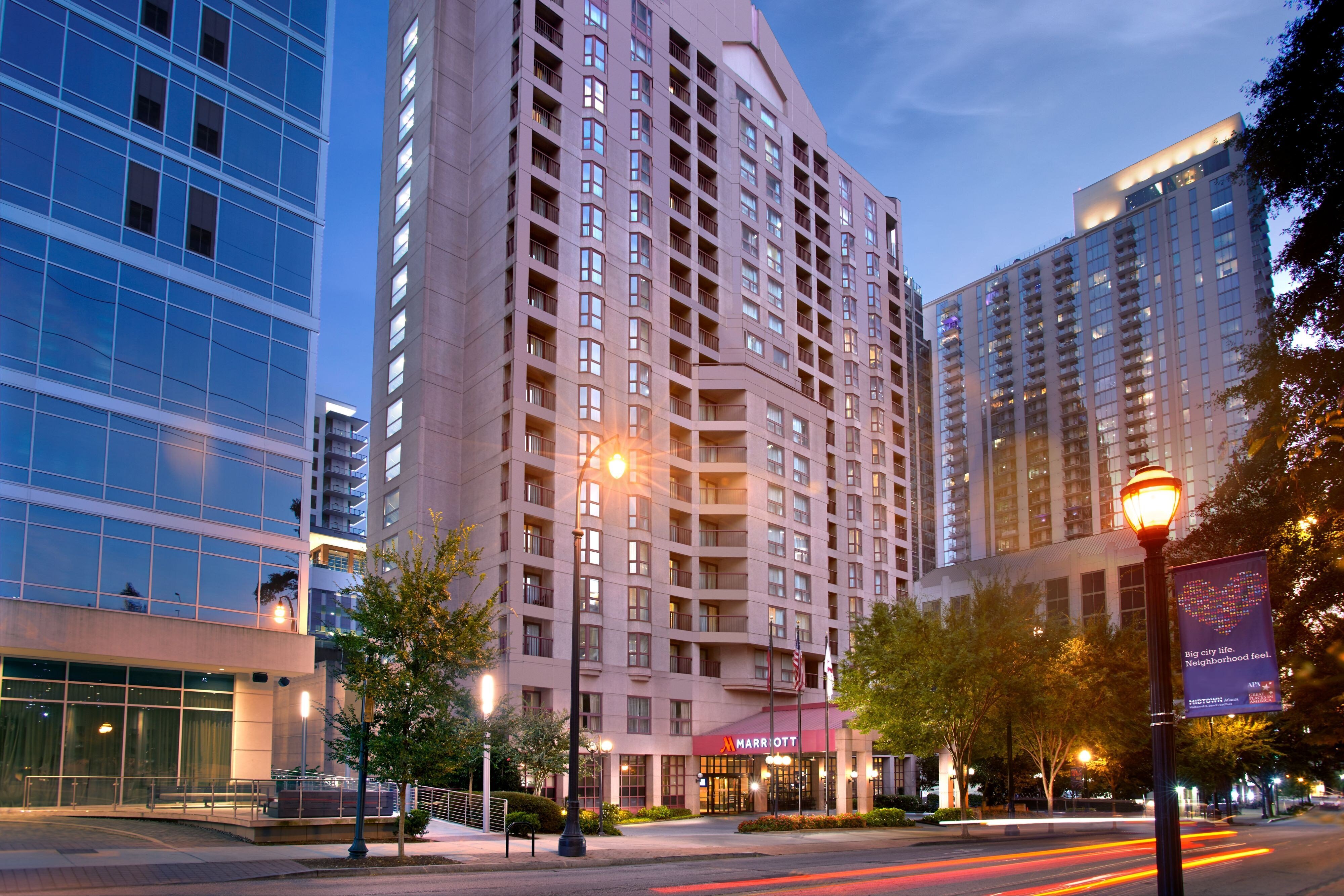 ATLANTA MARRIOTT SUITES MIDTOWN GE RGIA 275 Fotos Compara O De   Exterior 