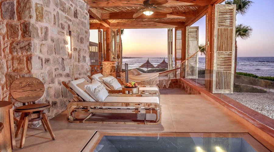 Sunset from Nubian Suite terrace 