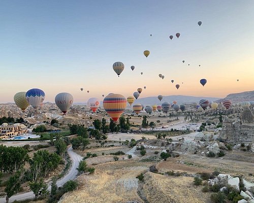 Ballonvaart en champagneontbijt in Cappadocië