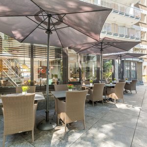 Leonardo Hotel Antwerp the Plaza in Antwerp, image may contain: Penthouse, Home Decor, Chair, Interior Design