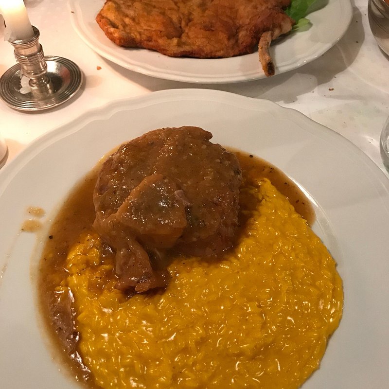 Milanese risotto at Antica Trattoria della Pesa in Italy