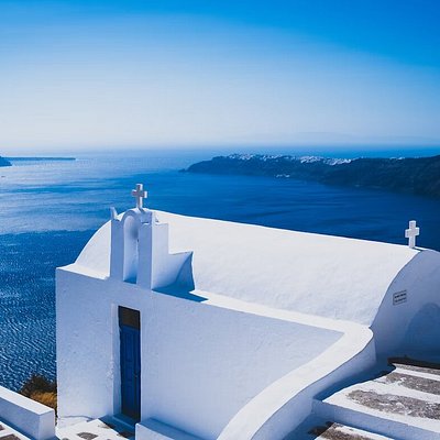 Skaros Rock in Santorini