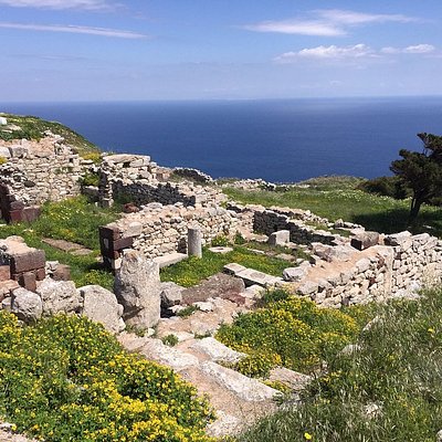 Ancient Thera in Santorini
