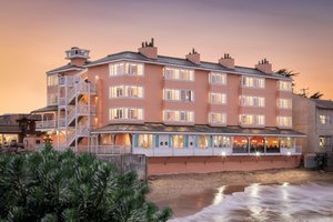Spindrift Inn in Monterey, image may contain: Hotel, Resort, Condo, City