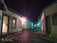 Sao Joao Del Rei, Minas Gerais, Brazil - January 25, 2020: Typical Street  At Historical Center, Known As The Crooked Houses Street (Rua Das Casas  Tortas). Stock Photo, Picture and Royalty Free Image. Image 148827383.