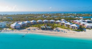 Bahama Beach Club Resort in Great Abaco Island, image may contain: Sea, Outdoors, Nature, Building