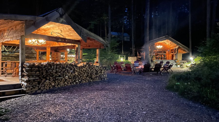 Camp dining areas