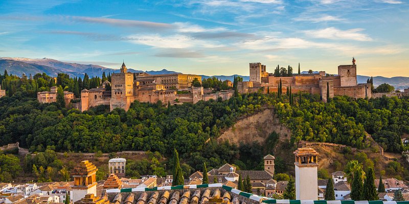 The Alhambra and Albaicin in Granada, Spain