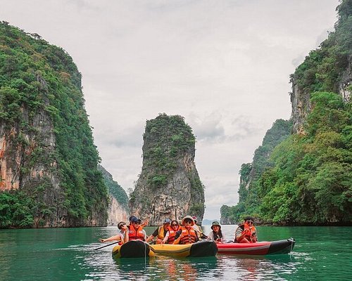 5 Must-Visit Attractions in Phuket - Kayaking and cruising in Phang Nga Bay
