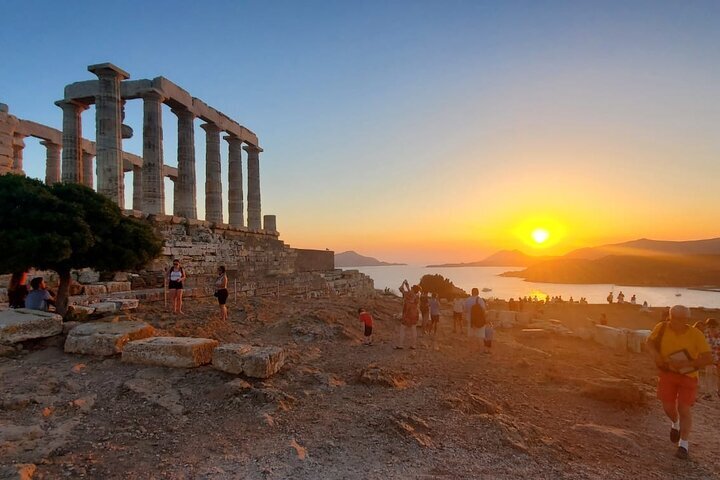 2023 Temple of Poseidon and Cape Sounion Sunset Tour with