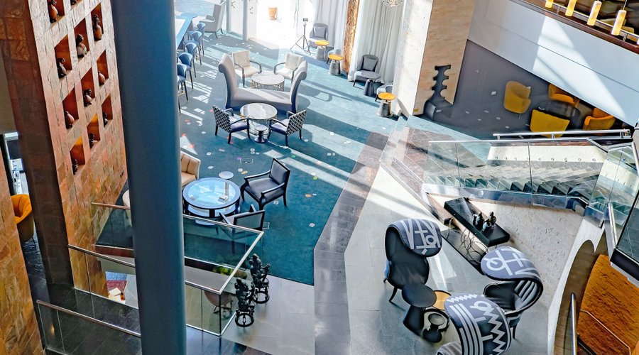 Hotel lobby