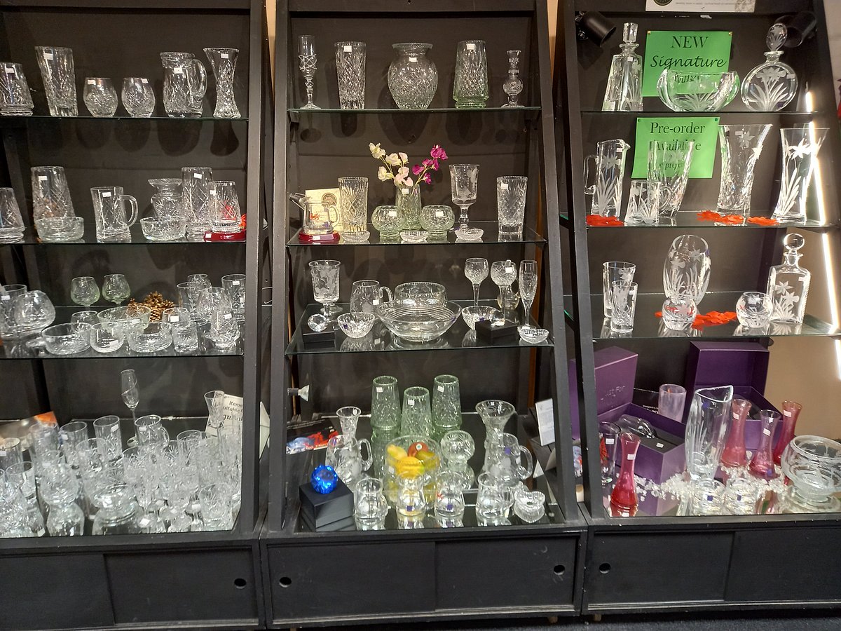 How To Display A Crystal Glassware Collection