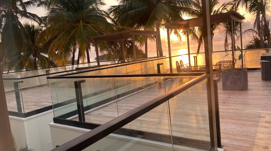 View from Royal Suite balcony in the morning
