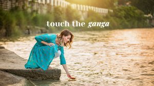 GANGA KINARE- A Riverside Boutique Resort in Rishikesh, image may contain: Coat, Photography, Water, Person