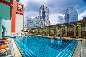 Bandara Suites Silom, Bangkok in Bangkok, image may contain: City, Resort, Hotel, Pool