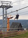 Am Start der Fly-Line - Picture of Flyline, Kurort Oberwiesenthal