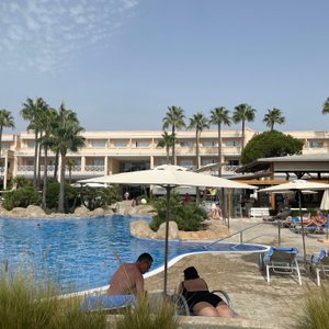 Vom großen Pool aus gesehen.