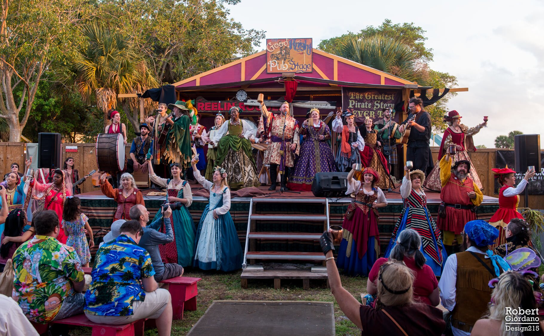 Renaissance Festival 2024 Deerfield Beach Juana Corella   Cast At Final Pub Sing 