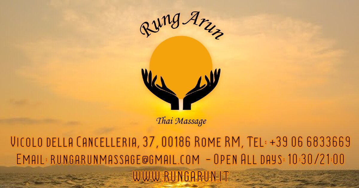 Rung Arun Thai Massage Center Rome All You Need To Know Before You Go