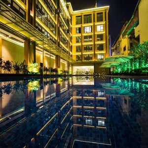 Le Chen Miiya Hotel in Sihanoukville, image may contain: Resort, Hotel, Building, Architecture