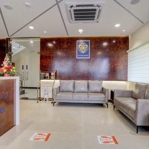 Spacious Reception with hassle free check in, Huge elevator with tidy rooms.