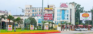 Hotel Triputi in Kotputli, image may contain: Hotel, City, Shopping Mall, Street