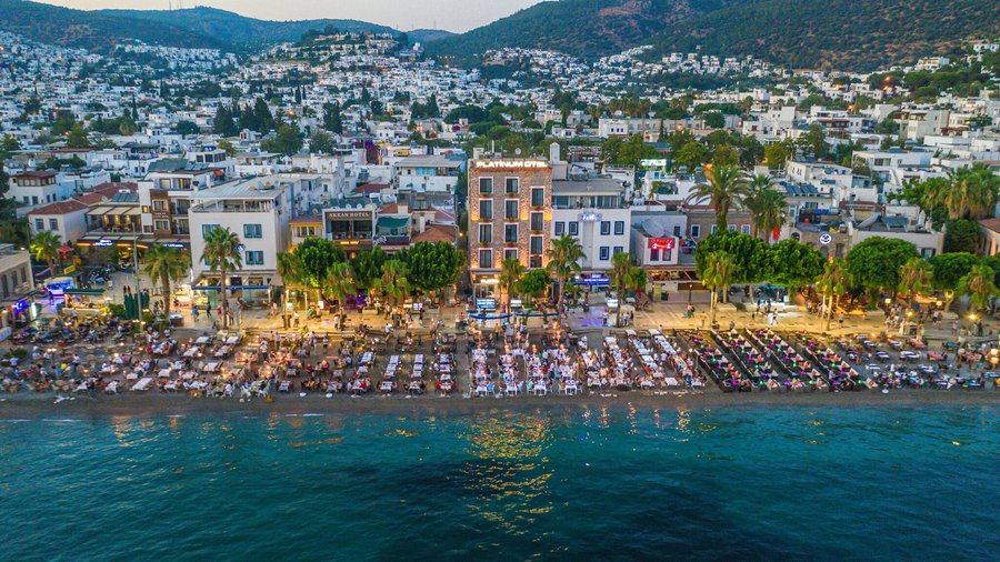 Platinum Otel & Restaurant Sahilden Drone Fotoğrafı