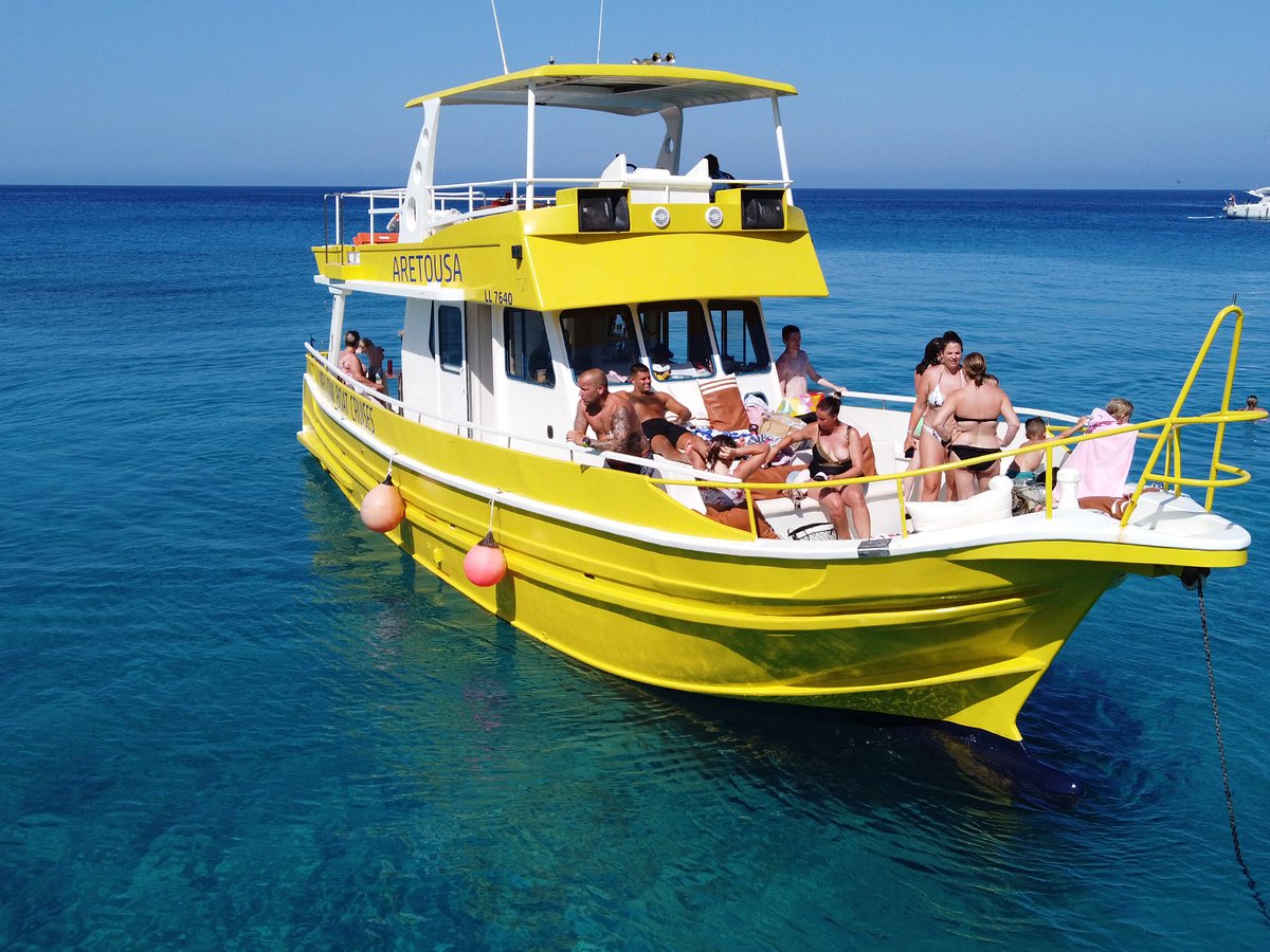 the yellow boat protaras cruises