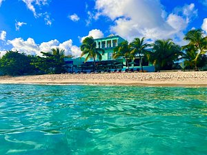 Azure Hotel & Art Studio in St Martin / St Maarten, image may contain: Summer, Hotel, Resort, Land