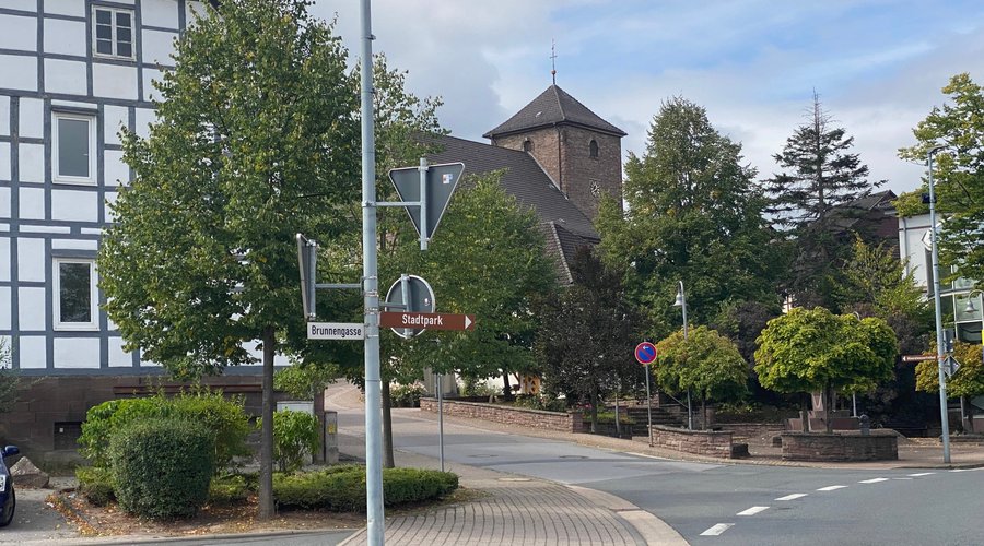 Eschershausen, St. Martin's church and inner town