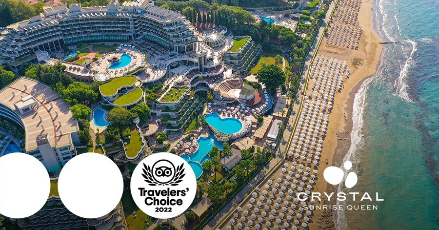 Crystal Sunrise Queen Hotel Tripadvisor Travellers' Choice 2022 Award