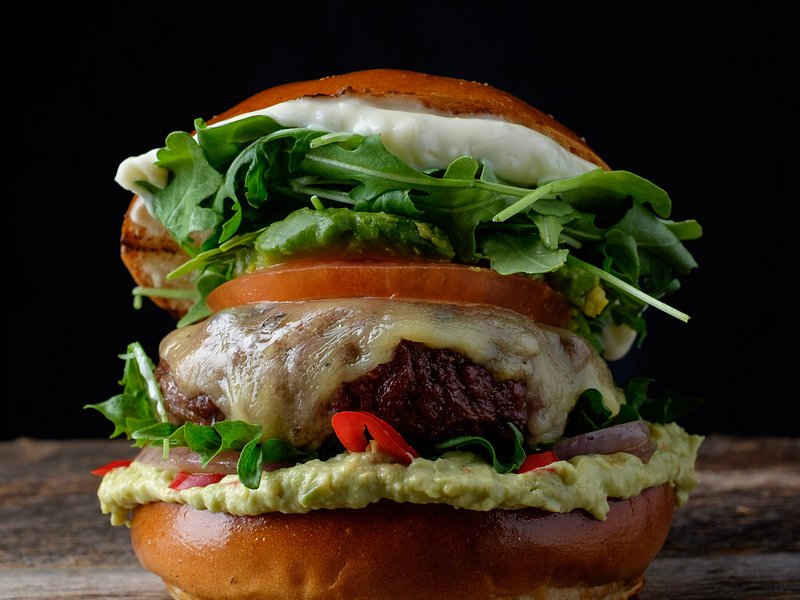 The flank steak burger - Picture of Kuja Bar & Bistro, Helsinki -  Tripadvisor