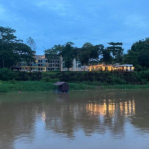 View of the hotel from the Mekong River