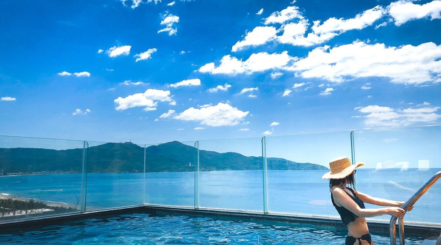 Stunning view from Alani Rooftop Pool