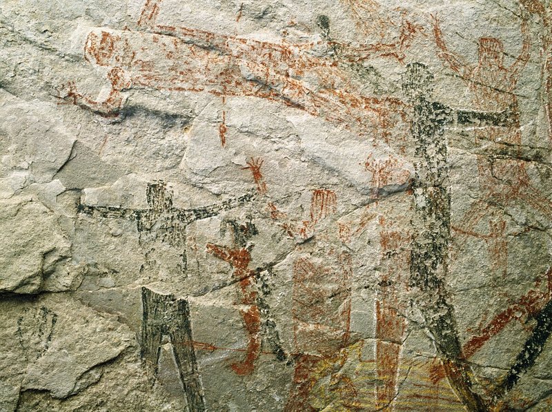 Mulegé cave painting in Mexico