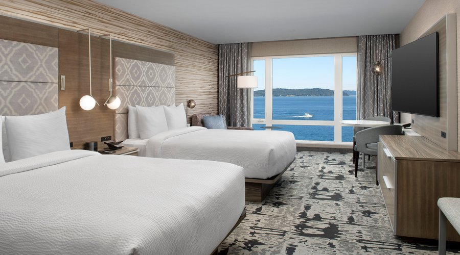 Water View Two Queens Guestroom