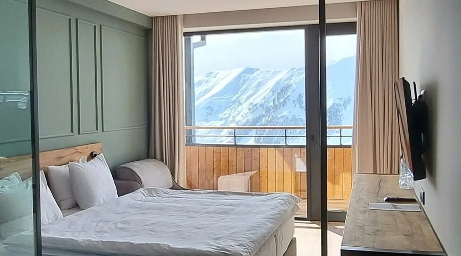 Superior Double Room with modern glass (Transparent) bathroom