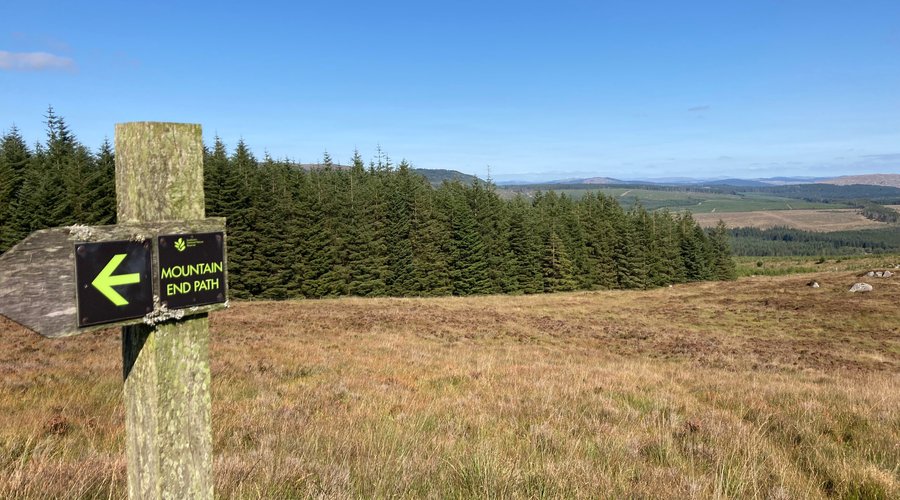 The Mountain End path.